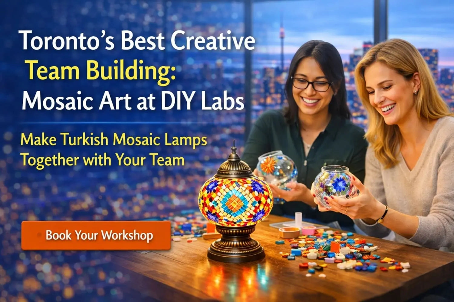 Toronto’s Best Creative Team Building: Mosaic Art at DIY Labs