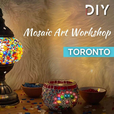 Toronto Mosaic Lamp Making Workshop - DIYLabs