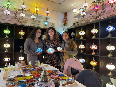 Unforgettable Experience in Toronto: 2.5-Hour Turkish Mosaic Lamp Workshop at DIY Labs