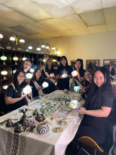 Unforgettable Bachelor Party: Mosaic Lamp Workshop in Toronto