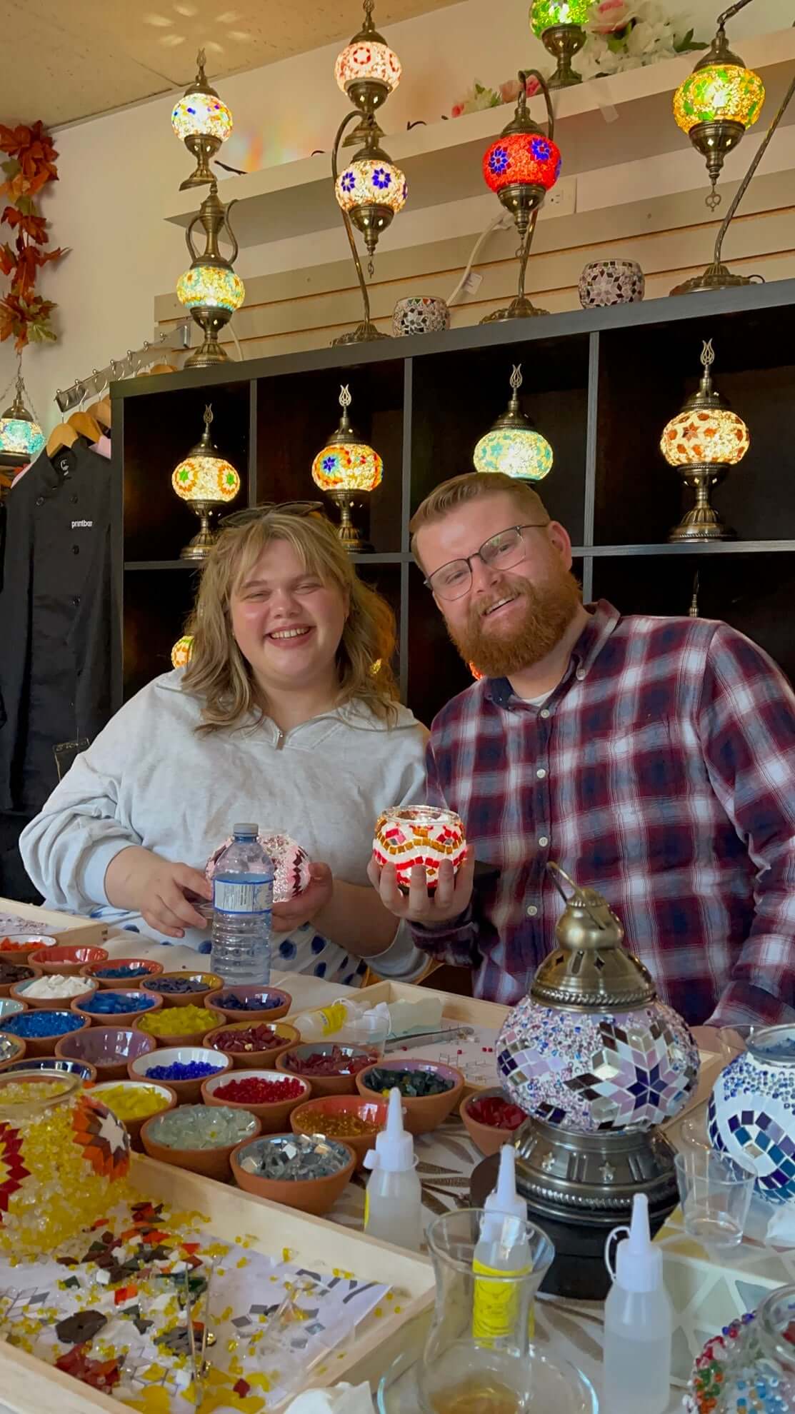 A Different Birthday Gift in Toronto: Turkish Mosaic Lamp Workshop