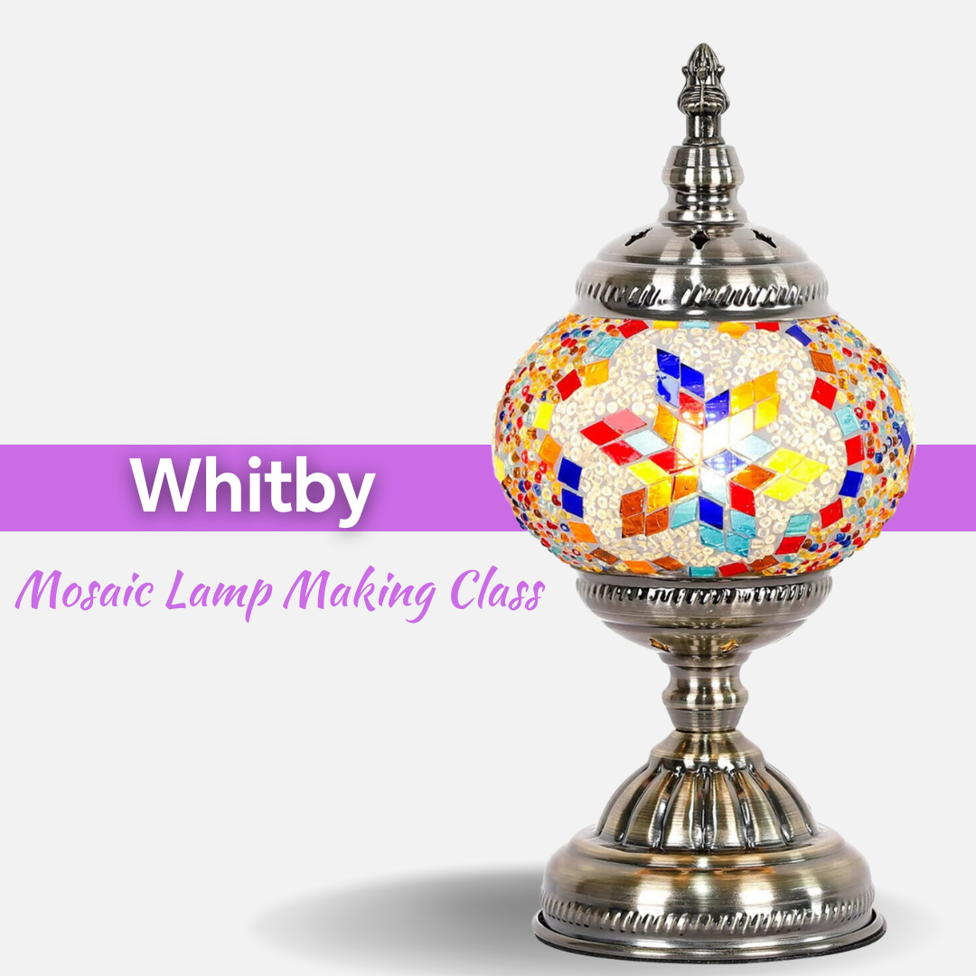 Whitby Mosaic Lamp <br> Making Workshop - DIYLabs # #